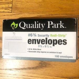 Quality Park #6 3/4 Security Redi-Strip Envelopes